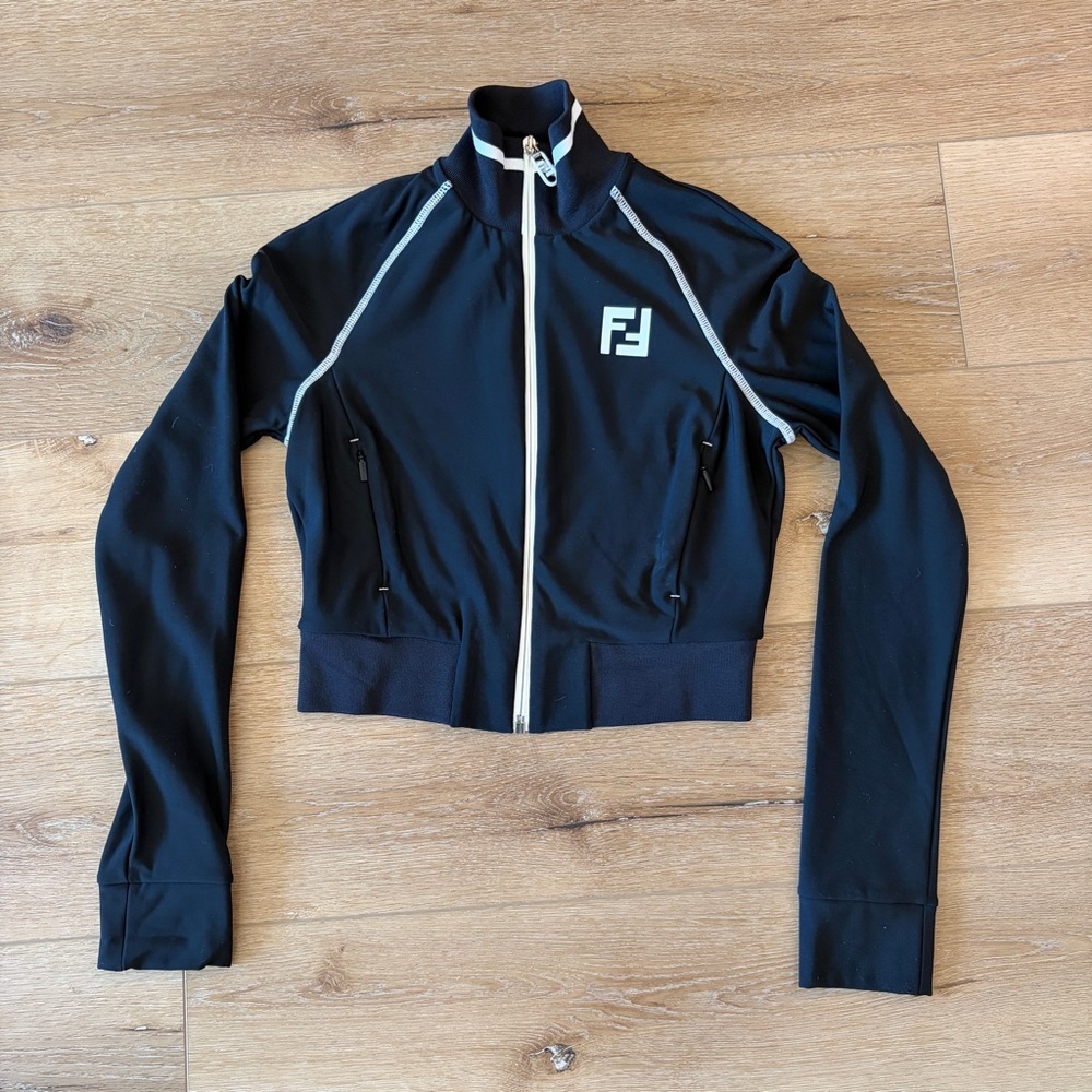 NWOT Fendi FF Cropped Track Jacket
